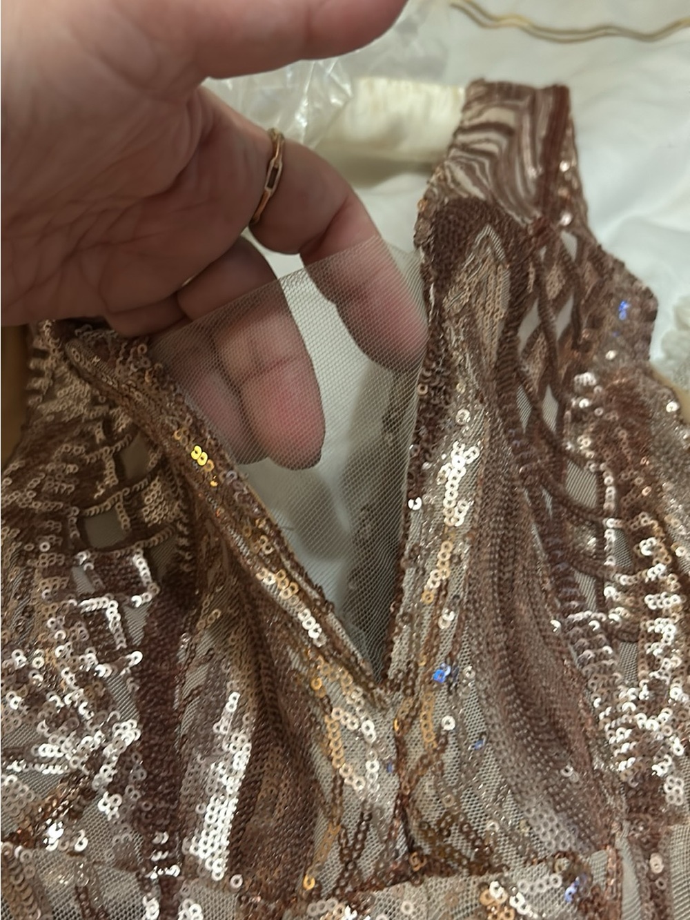 Beautiful nightgown dress by designer - Picture 7 of 8